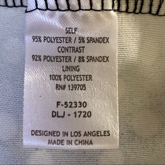 Emerald Sundae Strapless Black White Red Polkadot Peplum Dress Size Small - Picture 7 of 8